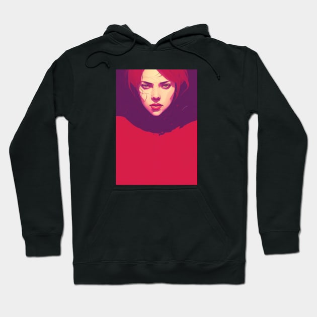 beautiful girl digital art - DESIGN Hoodie by MadeBYAhsan